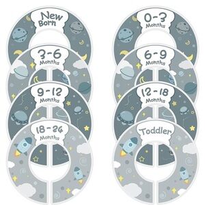 Baby closet dividers